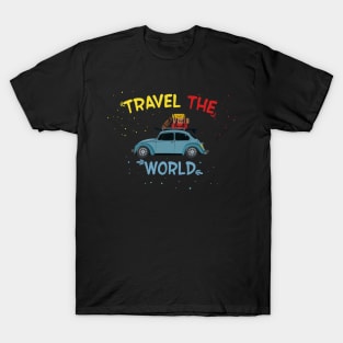 Travel The World And Pack Your Bags - Travel Enthusiast T-Shirt